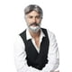 thumbnail image 1 of Disfraz moderno de Costume Culture Franco con peluca y barba para hombre, 1 of 1