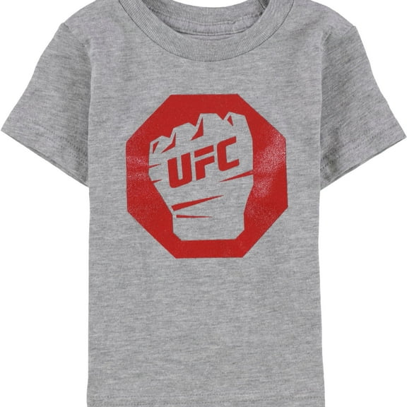 UFC Boys Fist Inside Logo Graphic T-Shirt, Grey, Infant, 18 mos
