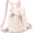 Pink, variant on Woven Straw Backpack for Women - Cute Handwoven Boho Shoulder Bag Trendy Daypack Travel Beach Vacation Summer Purse