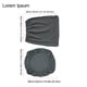 thumbnail image 5 of Kearding 2 uds. Fundas protectoras para sillas, Protector de cojín para respaldo de asiento, suministros para el hogar, funda elástica giratoria Decoración del hogar gris oscuro Kearding HA011157-08, 5 of 6