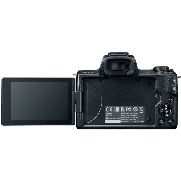 Canon eos M50 Canon EF-M 15-45mm 動作品 Amazon.com : Canon EOS M50 Mirrorless Vlogging Camera Kit