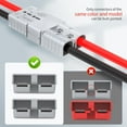thumbnail image 6 of 120 Amp Battery Quick Disconnect Connector with Plug Mounting Panel Battery Cable Connector Battery Terminal Connectors Flush Mount Recessed Plate, 6 of 12