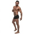 thumbnail image 2 of Men's Male Power 150-257 Pure Comfort Modal Wonder Boxer Brief (Black M), 2 of 4