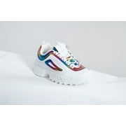 FILA Womens Disruptor II Chrome Athletic Sneaker