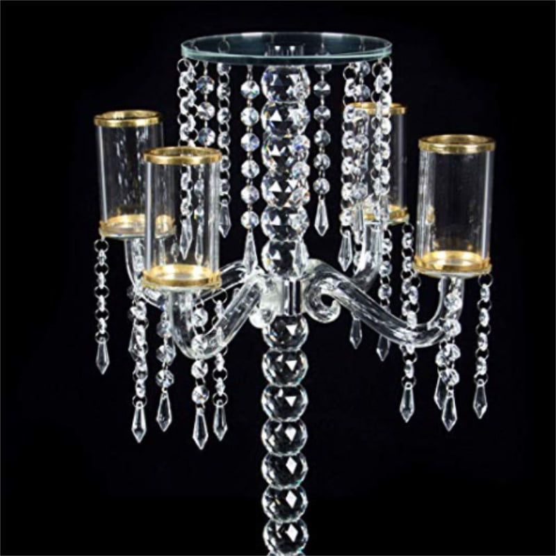 Zedwell Crystal Chandelier Beads Clear, Crystal Beads Chandelier Chain