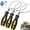 3 Pcs, variant on EVHRZN 14-Inch Magnetic Oil Drain Plug Remover Tool, Flexible Shaft Extraction Wand with Strong Magnetic Tip, Anti-Scald Automotive Drain Grabber for Car Truck Motorcycle Maintenance