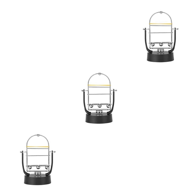 bedienty Smartphones Wiggle Device USB Interface Swing Pedometer Holder Accessories Silver 3Set