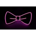 thumbnail image 1 of (Rosa) Pajarita navideña luminosa, elegante, que se ilumina para Halloween, disfraces, fiestas, festivales, cosplay, 1 of 5