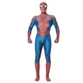 thumbnail image 2 of Cosplay Costume Halloween Superhero Role Play Outfit Spider Jumpsuit for Carnival Dress Up Performance Blue 110, 2 of 8