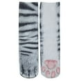 thumbnail image 6 of Aellinatey Adult Funny Animal Paws Socks for Cat Tiger Dog Leopard Claw 3D Print Crew Hosie, 6 of 6