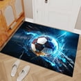 thumbnail image 3 of Sports Soccer Area Rugs, Painted Game Carpet, Washable Non Slip Low Pile Soft Rug for Entryway Bedroom Decor Mat 3ftx4ft, 3 of 8