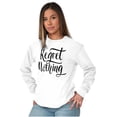 thumbnail image 3 of Regret Nothing Inspiring YOLO Motivate Women's Long Sleeve T Shirt Brisco Brands S, 3 of 5
