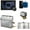 Black / Brushed Nickel, variant on Mr Steam 09C1ANAB000 Xbutler Steam Shower 9Kw Generator Package - White