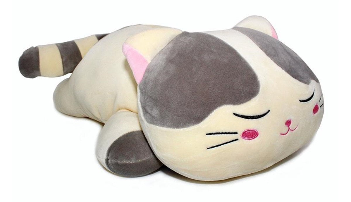 Fyore Plush Cat Stuffed Animal Toy Super Soft Hugging Pillow for Kids Home Decoration Children