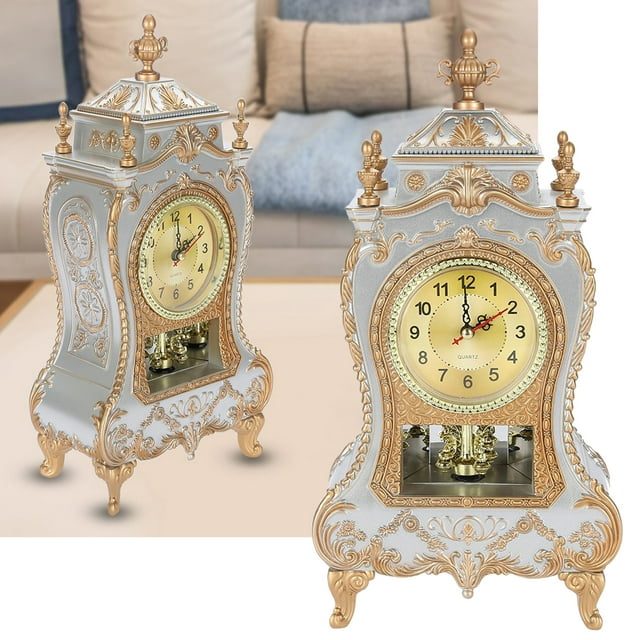 Reloj Despertador Vintage Estilo Mesa De Plástico Antiguo Hogar Hotel