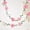 Pink, variant on 2PCS Paper Flower Garland, Paper Leaves Banner Vine Flowers with Green Leaves Crepe Flower Garland Decorations for Wall Anniversary Wedding Birthday Arch Decor-Pink