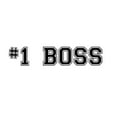 thumbnail image 2 of CafePress - #1 Boss Cap - Adjustable 100% Brushed Unisex Casual Cotton Baseball Cap, Beige, 1, 2 of 2