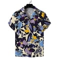 thumbnail image 5 of Camisas de playa hawaianas de moda de verano para hombre y mujer, camisetas florales, camisetas Harajuku con estampado 3D de solapa, camisa de manga corta, ropa para niño y niña, 5 of 5
