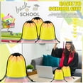 thumbnail image 4 of 24 Pcs Pencil Drawstring Bags 10 x 7 Inch Back to School Party Favor Bulk Preschool Kindergarten Gift Decoration Reusable Treat Bags Graduation Birthday Party Supplies, 4 of 9