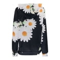 thumbnail image 4 of Moda Mujer O-cuello Camiseta de manga larga Estampado con capucha Blusa de bolsillo Tops Fridja ghj987+6826, 4 of 8