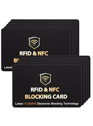  SaiTech IT 10 Pcs RFID Blocking Card Holder Sleeve Bundle with  5 Pcs RFID Blocking Cards for Identity Theft Protection, NFC Contactless  Bank Debit Credit Card Protector ATM Guard Card
