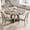 Grey, variant on 47-Inch Round Large Dining Table, Wooden Kitchen Table for 4
