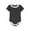 Black, variant on Unisex Baby Short-sleeve Bodysuit, Organic Cotton Baby Clothes for Beige 9-12 Months