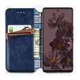 thumbnail image 3 of Dteck for Google Pixel 7 Wallet Case, Slim Magnetic Flip Cover Faux Leather with Card Holder Slot Thin Kickstand for Google Pixel 7 6.3 inch 2022,Blue, 3 of 4