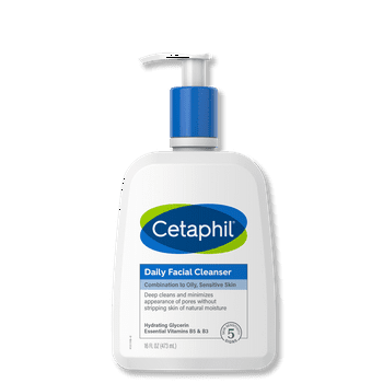 Cetaphil Daily Facial  Lotion for Combination to Oily, Sensitive Skin, 16 fl oz