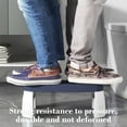 thumbnail image 5 of ufehgfjh Toilet Stool Squatting Poop Stool Bathroom Potty Step Stool Toilet Assistance Steps Step Stool Fits All Toilets Detachable Stackable, 5 of 6