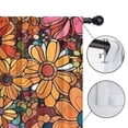 thumbnail image 4 of Blackout Kids Curtains,Pioneer Flower Floral Print Pattern Childrens Insulated Curtains Set Of 2,Bedroom Essentials,Toddler Room Decor 52"x63", 4 of 5