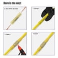 thumbnail image 4 of 100 Conectores Termorretráctiles, Aislados, Impermeables, Terminales de Crimpado, Sellados A , para Cables Eléctricos, 26-10 AWG A, 4 of 5