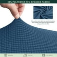 thumbnail image 3 of CHUN YI 1 Piece Cushion Cover Spandex Stretch Textured Grid Box Cushion Seat Slipcover, 3 of 6