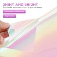 Phlegsive Holographic Cellophane Flower Wrap Rainbow Gift DIY Sheets