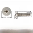 thumbnail image 1 of Tornillo de cabeza plana Phillips M2/M3 niquelado Tornillo de cabeza plana grande M4 Tornillo de cabeza plana grande para computadora M5/M6 100 piezas, 1 of 3