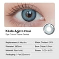 thumbnail image 1 of KILALA-lentes de contacto de Color para Cosplay, lentes con dioptrías de alta reproducción de Color, 6 meses, halloween, Power0.00 ~-10,00, 1 of 4
