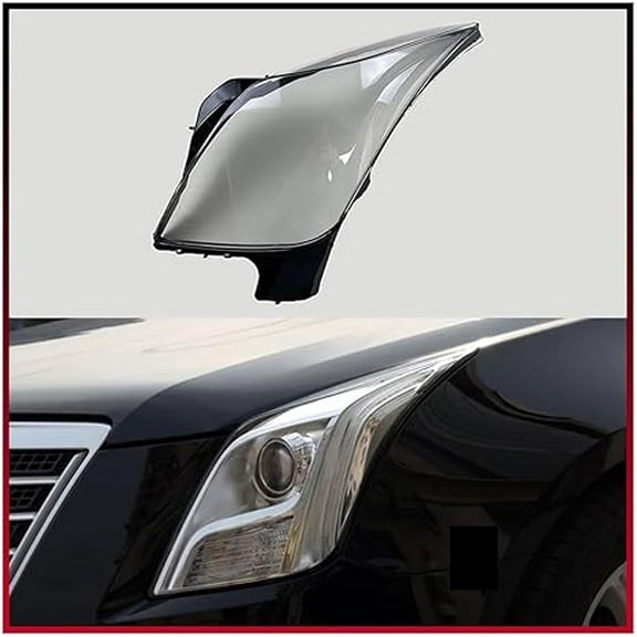 Applicable to Compatible For Cadillac XTS 2013 2014 2015 2016 2017 Car Front Headlight Cover Transparent Lampshade Replace Lens Shell(Right)