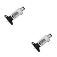 thumbnail image 2 of Wisewang Tire Thread Depth Vernier Caliper Digital Display 0-25.4mm Meter Wheel Automobile Detection Resettable Marking Gauge Silver 2Set, 2 of 6