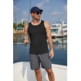 thumbnail image 3 of COOFANDY Men's Workout Tank Tops UPF 92+ Sleeveless Gym Muscle Shirts Quick Dry Bodybuilding Tanks for Swim Beach, 3 of 6