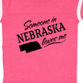 thumbnail image 4 of Inktastic Someone in Nebraska Loves Me Boys or Girls Baby Bodysuit, 4 of 5