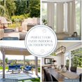 thumbnail image 3 of Home Fashions Indoor/Outdoor Solid Tab Top Single Panel Window Curtain Drape ; x ;, 3 of 9
