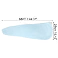 thumbnail image 2 of 1 Pc Women Soft Breathable Hair Drying Towel for Bathroom Vacation Travel Sky Blue Coral Velvet, 2 of 3