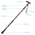 thumbnail image 4 of Height Adjust Walking Stick Folding Walking Stick For Elderly Folding Walking Cane 5 Height Levels Printing Ergonomic Elderly Walking Stick For Outdoors, 4 of 8