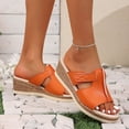 thumbnail image 5 of Maoxin Womens Sandals Fashion Casual Summer New Style Solid Color Fish Mouth Wedge Heel Thick Bottom Sandals Sandals for Women White 39, 5 of 8