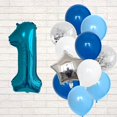thumbnail image 4 of 12 piezas de globos de cumpleaños de aluminio con números 0, 1, 2, 3, 4, 5, 6, 7 y 8, globos decorativos de látex, confeti, suministros para fiestas de cumpleaños de bebés y niños, 4 of 5
