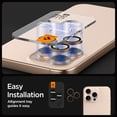 thumbnail image 4 of Protector de pantalla para lente de cámara Spigen Glastr EZ Fit para iPhone 16 Pro Max/iPhone 16 Pro, 4 of 7
