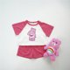 thumbnail image 3 of Ropa de verano para niños 2024, ropa para niñas pequeñas, camisetas y pantalones cortos con dibujos animados de osos cariñosos, conjunto de 2 piezas para niños, parte superior e inferior, 3 of 5