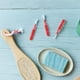 thumbnail image 3 of 50 piezas herramienta de cuidado bucal hilo dental higiene dental palillo cepillo de limpieza 3 mm, 3 of 8
