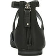 thumbnail image 4 of Women's Dr. Scholl's Adjustify Ankle Strap Flat Black Smooth Polyurethane 9 M, 4 of 6
