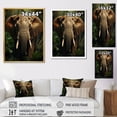 thumbnail image 4 of Designart "African Elephant II" African Floater Framed Canvas Print, 4 of 7